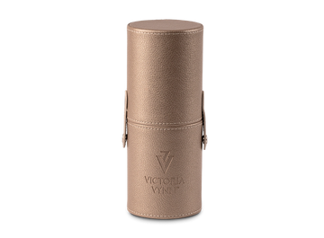 VICTORIA VYNN BRUSH CASE GOLD