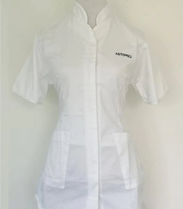 Behandlings uniform- Jakke - Dame hvit M