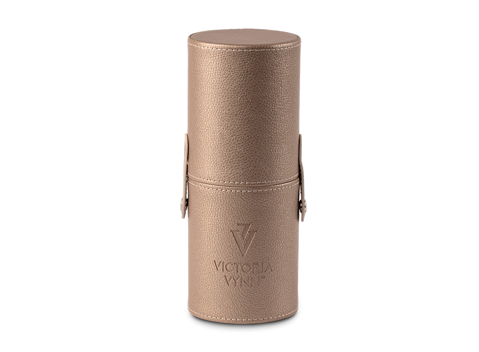 VICTORIA VYNN BRUSH CASE GOLD