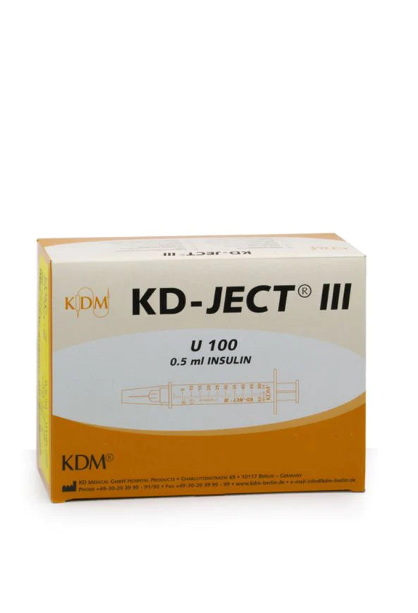0.5ml INSULIN SYRINGE 8mm 30G KD-JECT 100 PCS